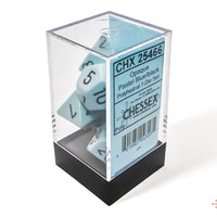Opaque Pastel Blue/back | 7-Dice, 16mm, 12mm, d10s by Chessex