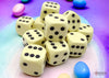 Opaque Pastel Yellow/back | 7-Dice, 16mm, 12mm, d10s by Chessex