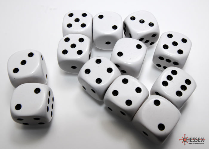 Chessex Set of Ten d10 Dice | Opaque Pastel Pink RPG Dice