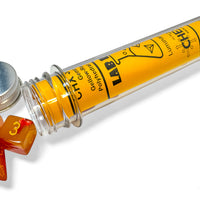 Gemini Gellow-Red/yellow Polyhedral Luminary 7-Dice Set (with bonus die)