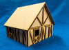One Story Small Half Timber House  - 28MMDF301