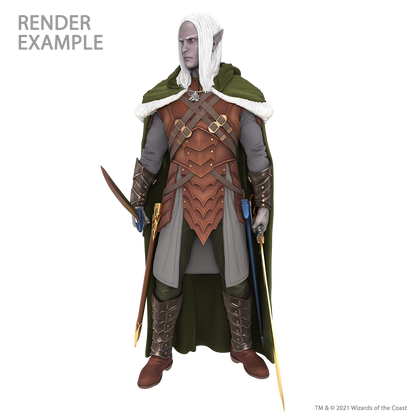 D&D: Full-Sized Drizzt Foam Statue