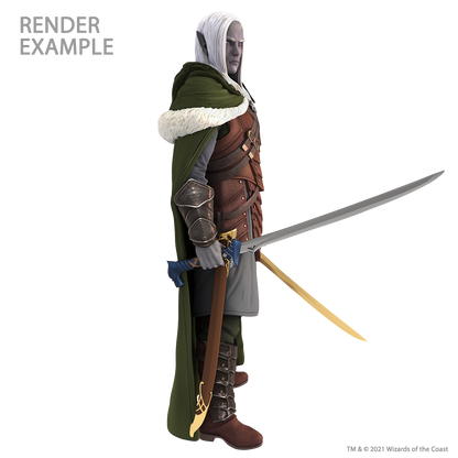 D&D: Full-Sized Drizzt Foam Statue