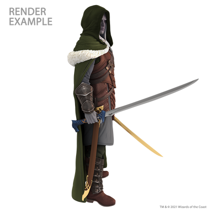 D&D: Full-Sized Drizzt Foam Statue