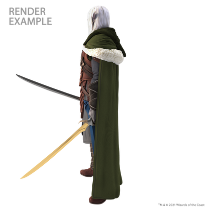 D&D: Full-Sized Drizzt Foam Statue