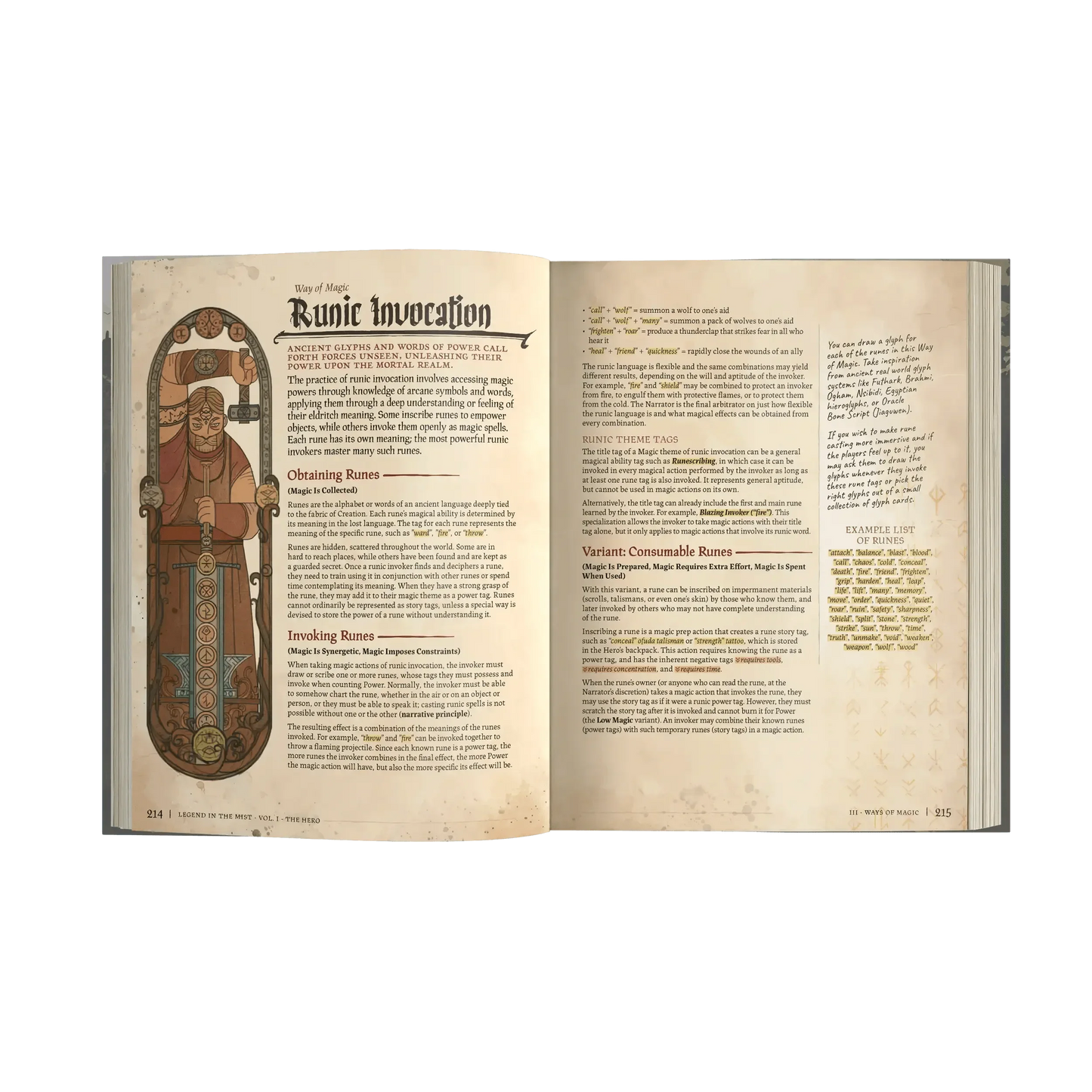 Legend in the Mist - Corebook