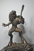 Krampus I Statue, Hand Painted Resin Sculpture Bronze Finish | Mythical Creature Figurine | Dark Christmas Demon, Gothic Folklore Decor