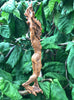 Green Man/ Cernunnos Ornament, Hand Painted Resin Sculpture | Mythical Forest Creature Figurine | Woodland God Ornament for Nature Lovers