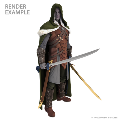 D&D: Full-Sized Drizzt Foam Statue