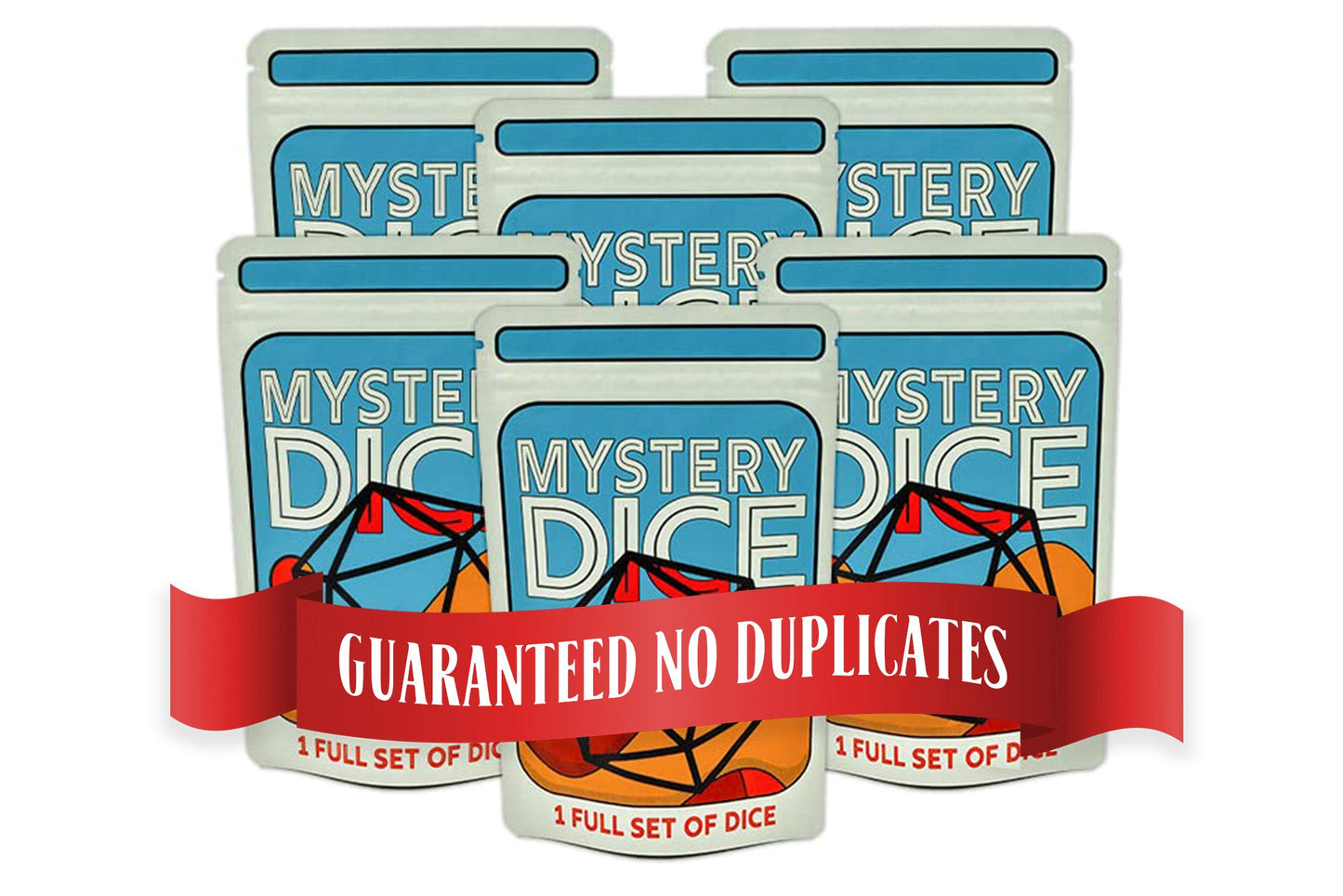 Mystery Dice 6 Pack | 6 Unique RPG Dice Sets, No Duplicates | 1985 Games