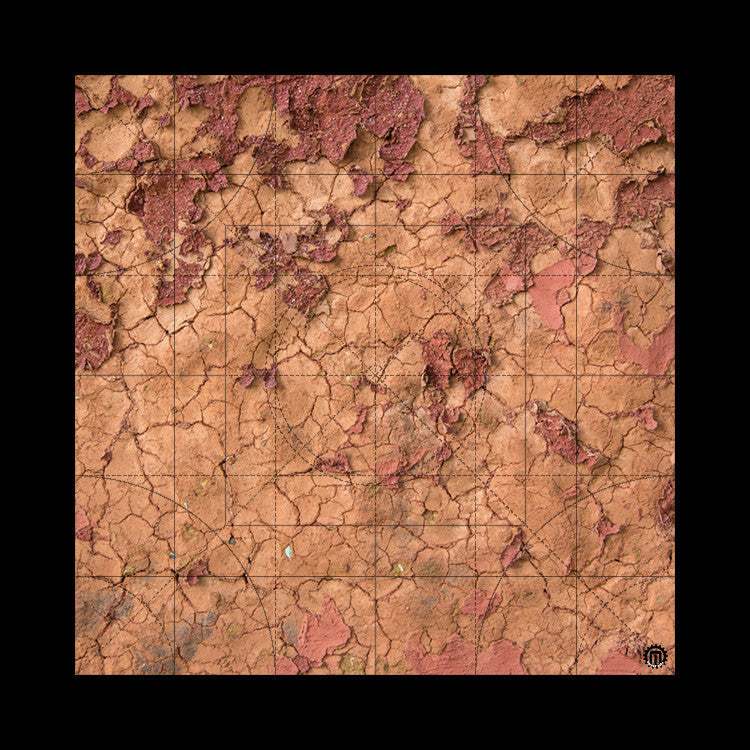 Badlands Wasteland Play Mat - Premium Tabletop Wargaming Surface by Mats by Mars