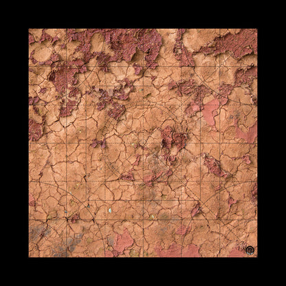 Badlands Wasteland Play Mat - Premium Tabletop Wargaming Surface by Mats by Mars