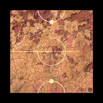 Badlands Wasteland Play Mat - Premium Tabletop Wargaming Surface by Mats by Mars