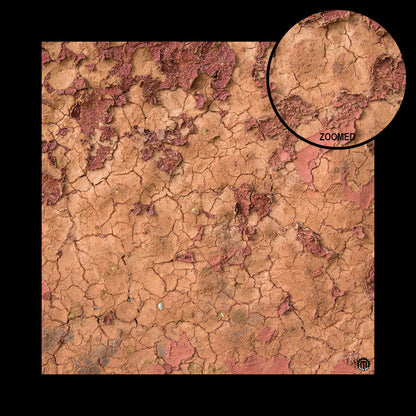 Badlands Wasteland Play Mat - Premium Tabletop Wargaming Surface by Mats by Mars