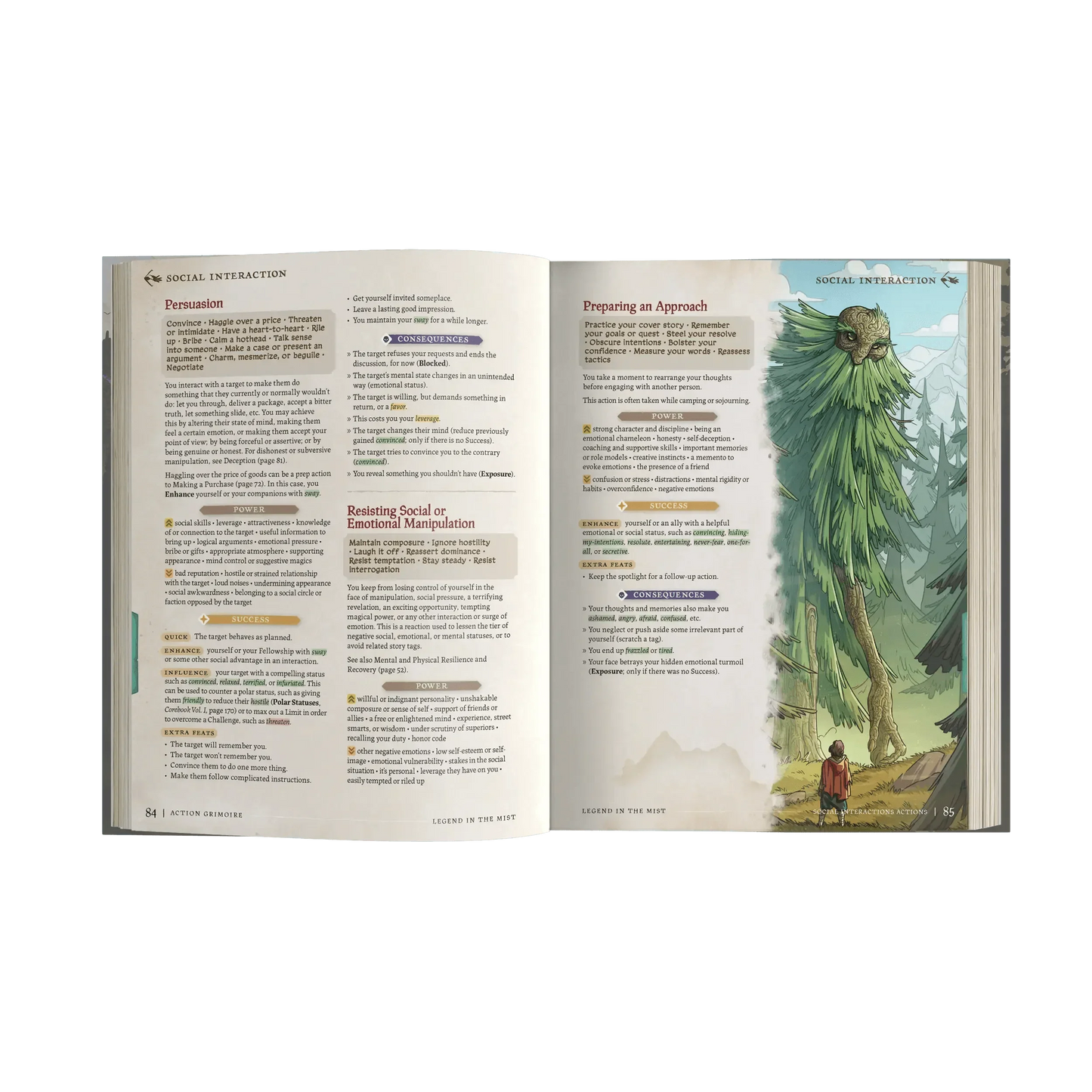Action Grimoire – Legend in the Mist Rustic Fantasy RPG Reference