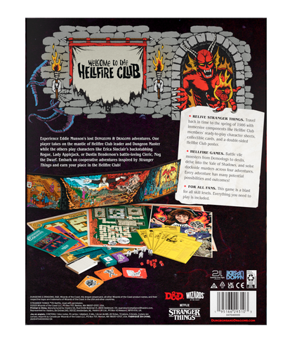 Dungeons & Dragons: Stranger Things - Welcome to the Hellfire Club Box Set | D&D Starter Set