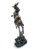 Witch’s Sabbath: Goat Rider Statue, Large Version Resin Sculpture | Pagan Folklore Witchcraft Figurine | Witchy Art for Gothic Home Decor