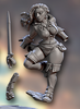 Janessa Galeheart – Female Pirate Gunslinger Miniature
