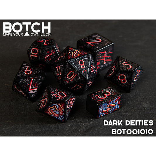7 Piece Die Set Botch Dice: Dark Deities