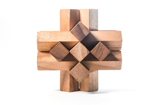 Locked Bricks Construction Puzzle