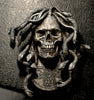 Medusa Skull Wall Plaque, Hand Painted Resin Sculpture | Mythic Gothic Wall Art | Medusa Skull Plaque for Gothic and Fantasy Home Decor