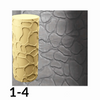 Cobblestone Texture Roller, 4 Inches Tall, Clay texture roller Seamless Design art craft diorama STL Loot Factory (Set 1)