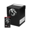 BCW Large Deck Case – Matte Black | 100-Card MTG Deck Box with Divider