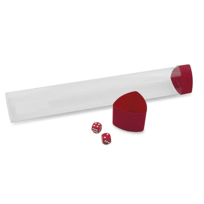 BCW Playmat Tube with Dice Cap | Durable Plastic Playmat Storage
