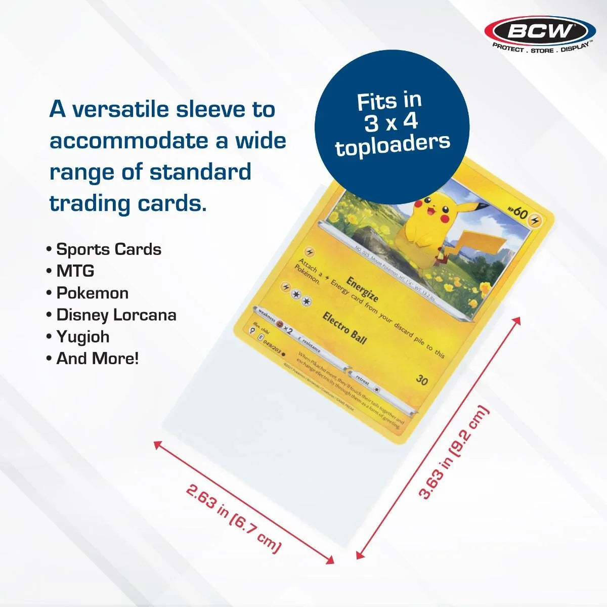 BCW Standard Card Sleeves | Essential TCG Card Protection
