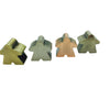 10 Pack of Metal Meeples (Random Colors)