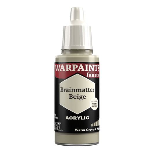 Army Painter Warpaints Fanatic: Brainmatter Beige 18ml – High-Pigment Acrylic Paint
