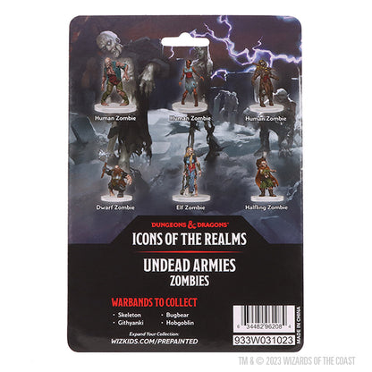 D&D Icons of the Realms: Undead Armies — Zombies (6-Pack)