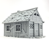 Lumberjack Hut 28mm terrain building miniature scale playable house for ttrpg