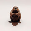 Animal Den Miniatures - American Beaver - 1:12 scale miniature animal sized for diorama, dollhouse, small hand painted scaled 3d printed tabletop mini (1 figurine)
