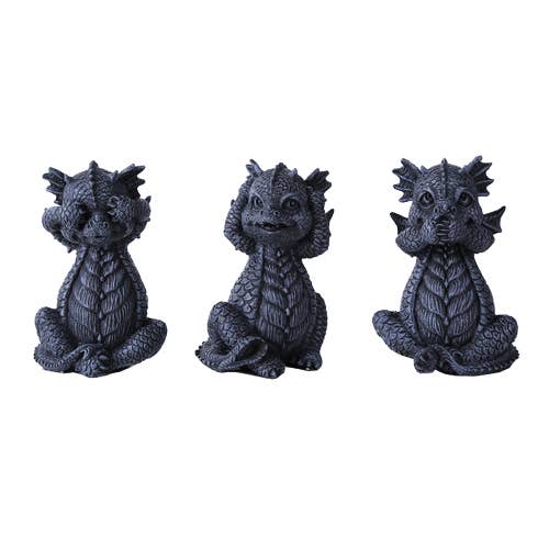 Hear, See, and Speak No Evil Dragons