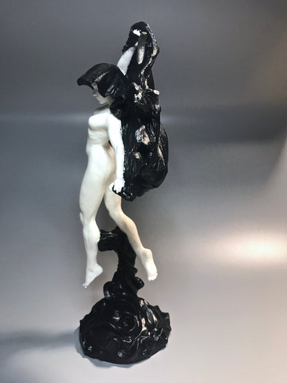 Nyx, the Goddess of the Night Statue, B&W Finish | Mythological Deities Figurine | Myths and Legends Character| Mythic Art for Gothic Decor