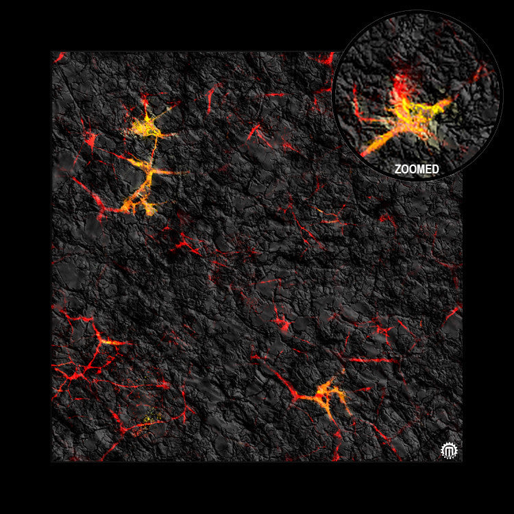 Mats by Mars: Molten Crust Tabletop Wargaming Play Mat