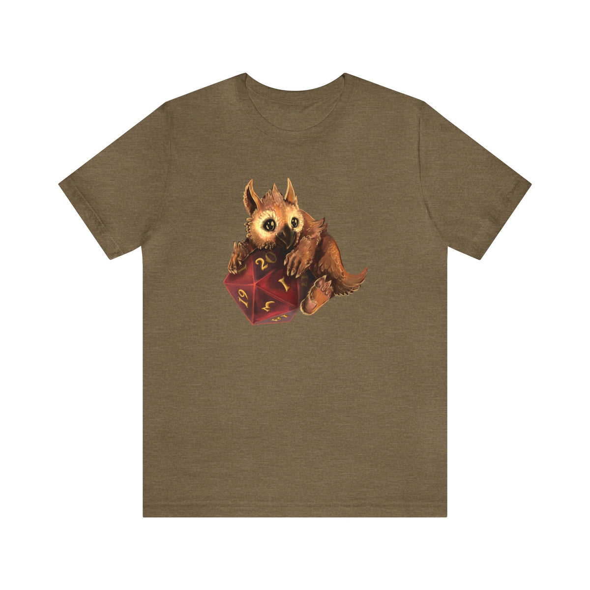 Owliver with High Variance D20 Short Sleeve Tee