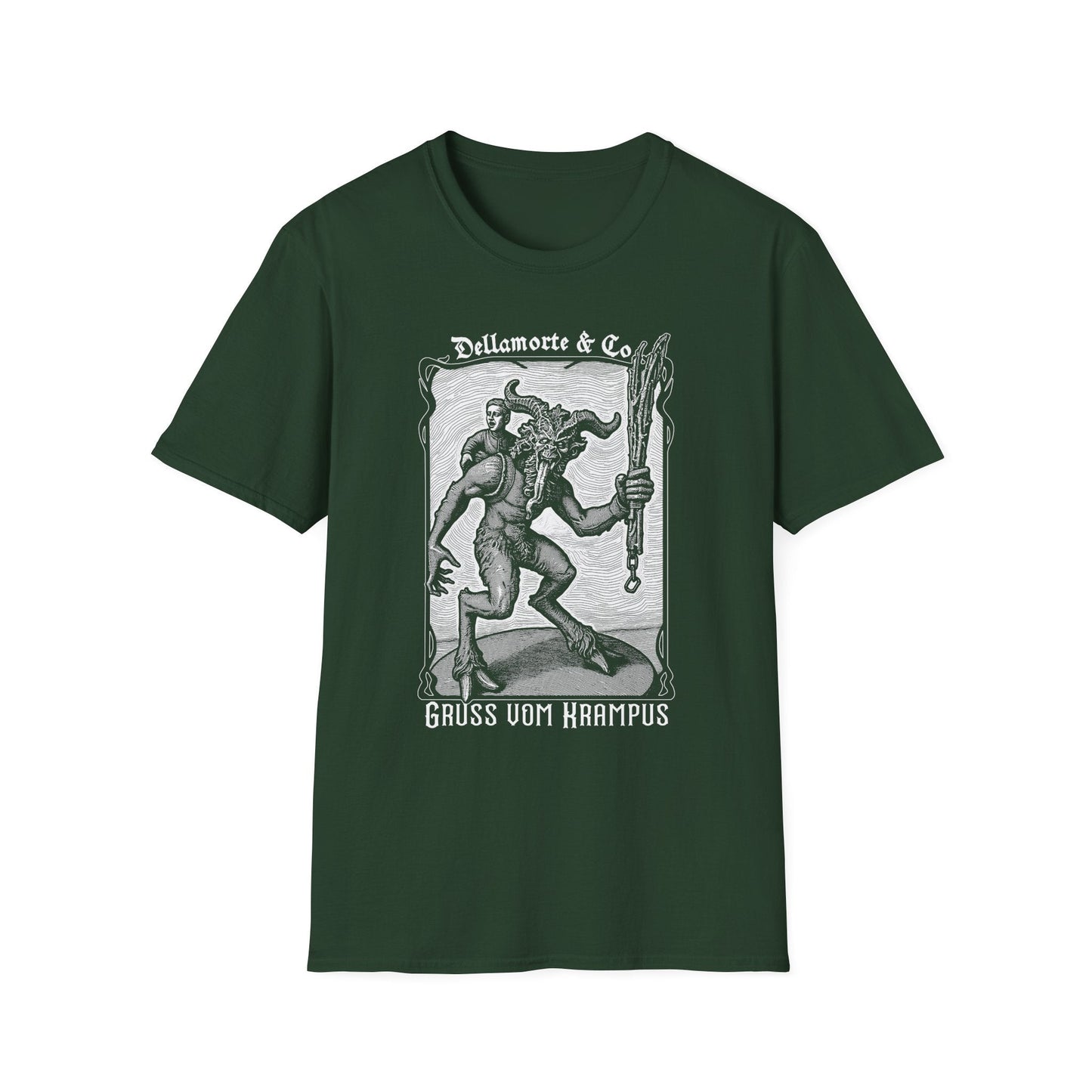 Krampus Greetings Unisex T-Shirt, Gothic Holiday Tee, Dellamorte Alternative Shirt, Christmas Gift, Xmas Devil Tee, Graphic Krampusnacht