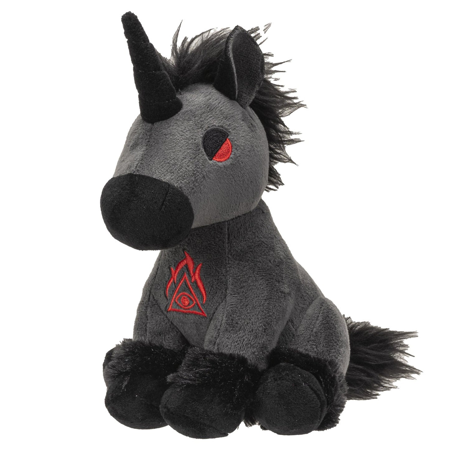 Black Unicorn Plush – Soft Occult Stuffed Animal