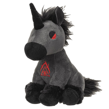 Black Unicorn Plush – Soft Occult Stuffed Animal