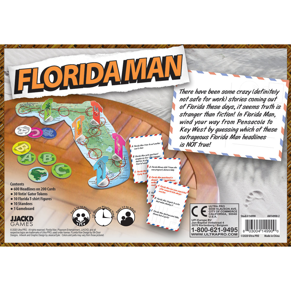 Florida Man Fake News Party Game