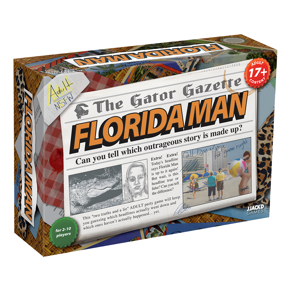 Florida Man Fake News Party Game