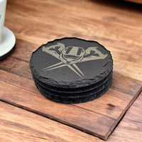 Ringborne Defender Slate Coaster Set (4pc) – Finish the Fight