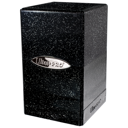 Glitter SATIN® Tower DECK BOX® - Black