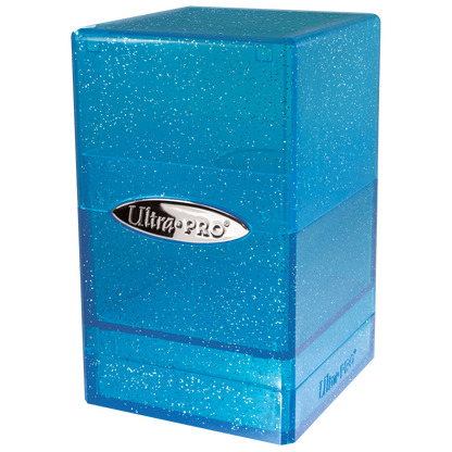 Glitter SATIN® Tower DECK BOX® - Blue
