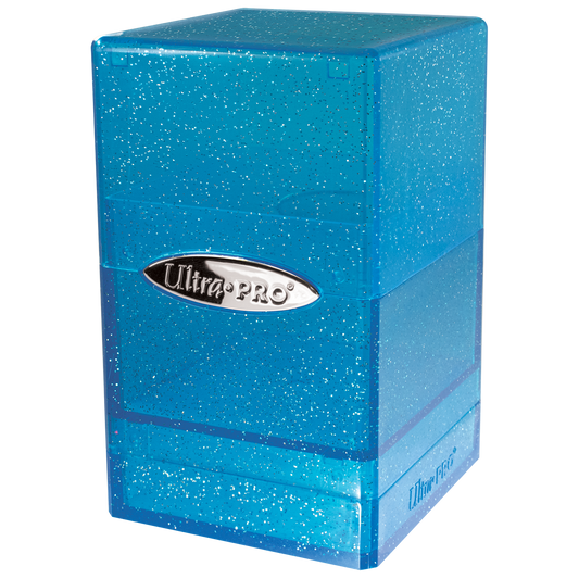 Glitter SATIN® Tower DECK BOX® - Blue