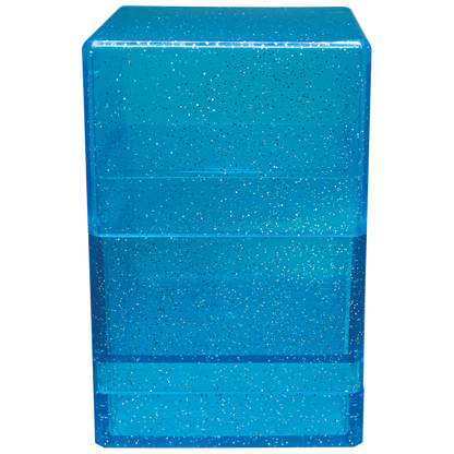 Glitter SATIN® Tower DECK BOX® - Blue