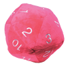 D20 Jumbo Plush Dice - Hot Pink