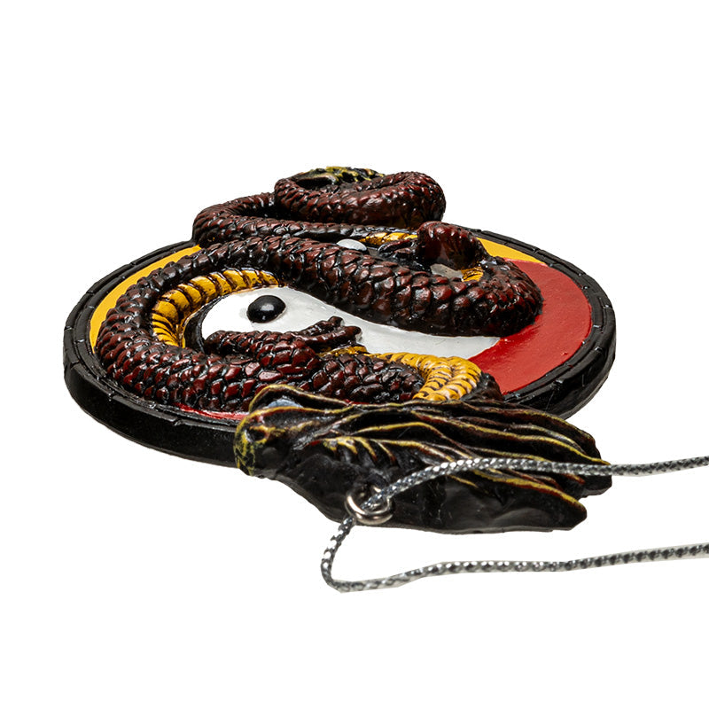 Yin Yang Guardian Dragon Ornament by Anne Stokes
